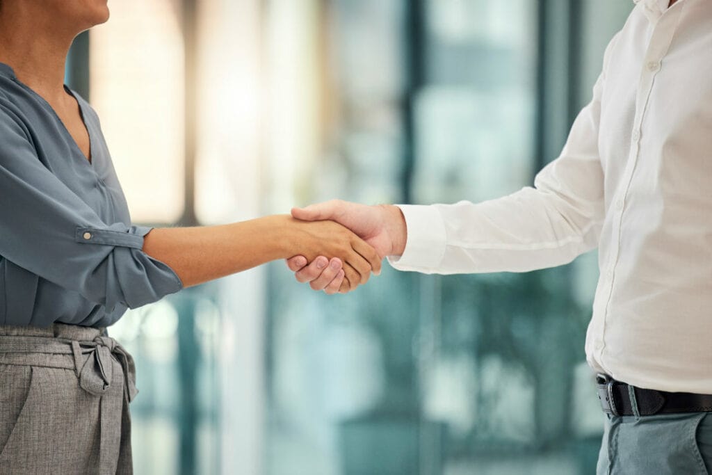 A handshake